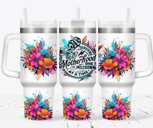 Motherhood 40oz tumbler